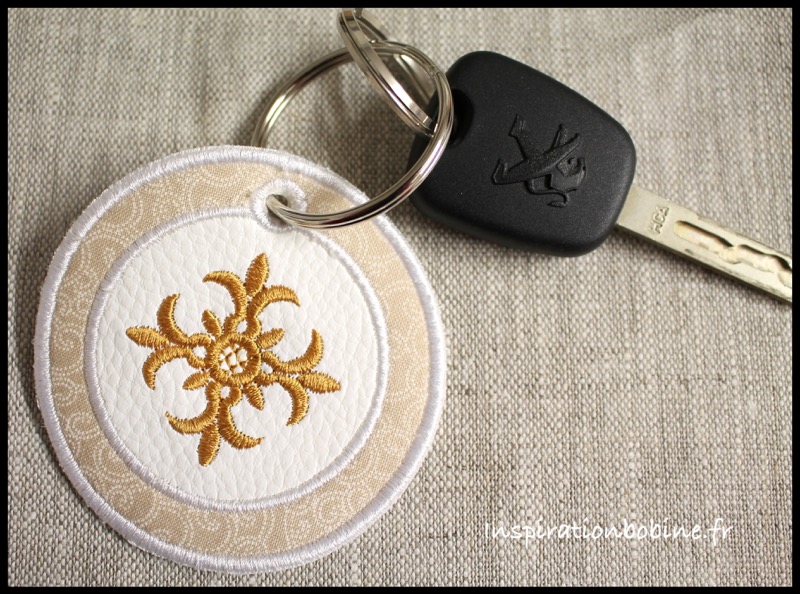 porte clefs rond