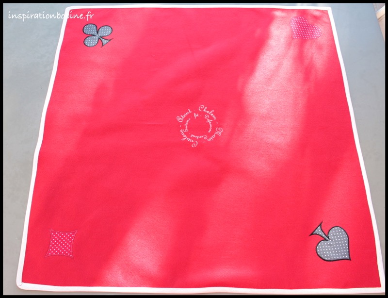 tapis de bridge ou de jeux