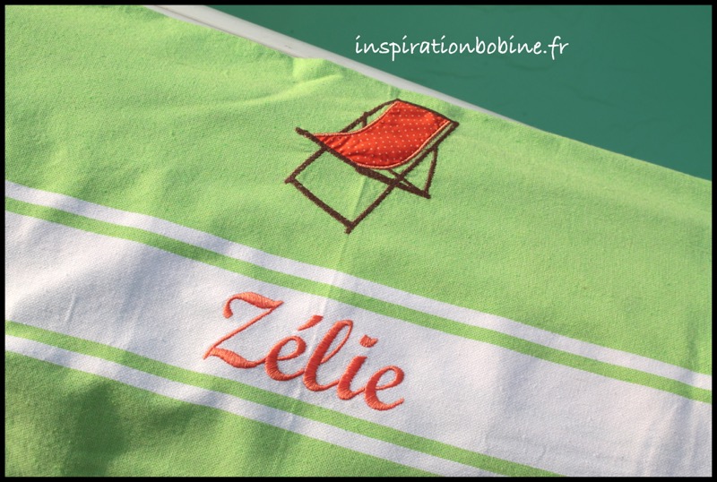 fouta adulte vert pomme