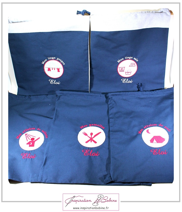 lot 5 sacs de camp