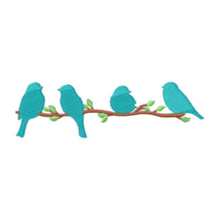 356 - 4 oiseaux