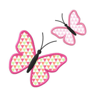 357 - 2 papillons