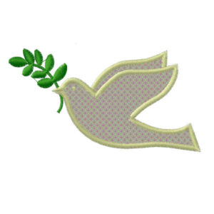 037 - Colombe de la paix en applique