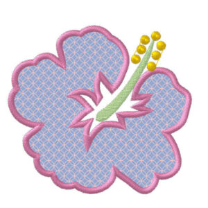 376 - Hibiscus - applique