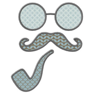 438 - Moustache et pipe