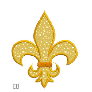 474 - Fleur de lys appliquée