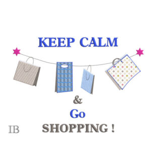 480 - keep calm & go shopping