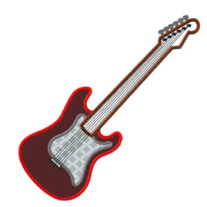 482 - Guitare électrique en applique - 3 tailles