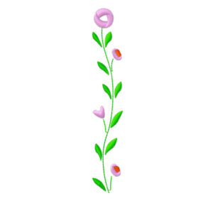 488b - Frises fleurs - B