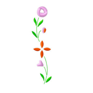 488d - Frises fleurs - D