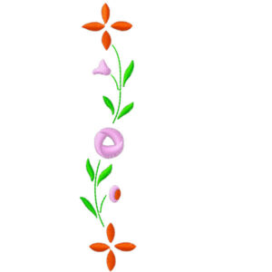 488e - Frises fleurs