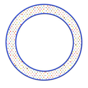 518 - Écusson cercle vierge