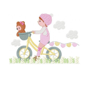 561 - Fille au vélo