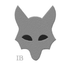 619 - Loup - brodé