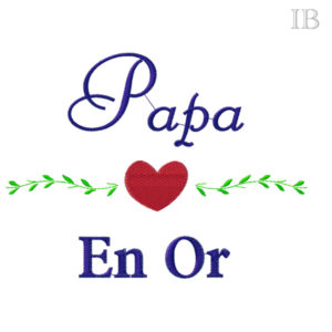 665 - Papa en or