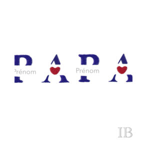 667 - Papa + prénoms