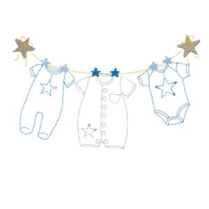 098 - Corde à linge bébé garçon