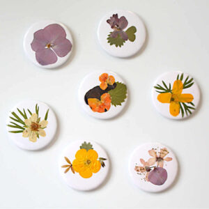 Aimant fleurs séchées