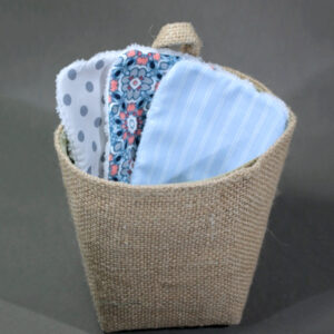 Panier de 6 grandes lingettes rectangulaires